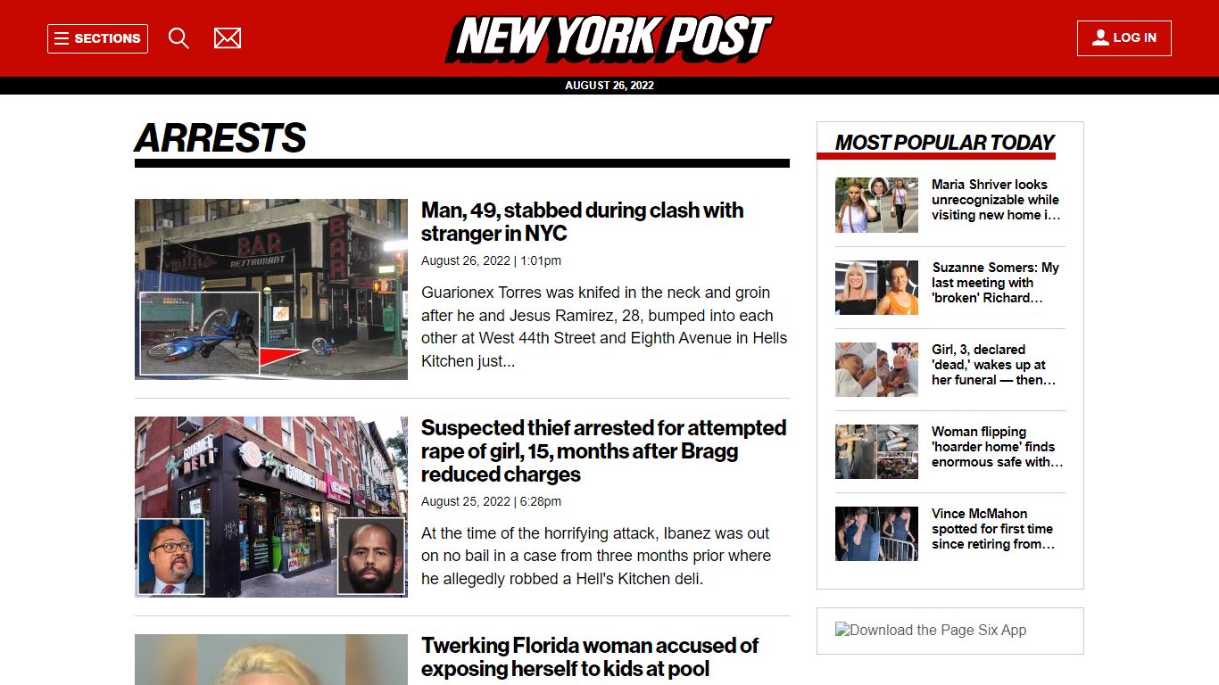 Arrests | New York Post